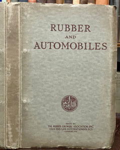 RUBBER AND AUTOMOBILES - 1st, 1933 - MECHANICAL, LATEX, RUBBER, CARS, VEHICLES