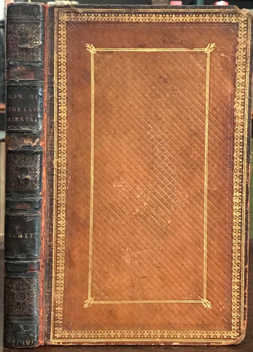 THE LAY OF THE LAST MINSTREL, A POEM - Sir Walter Scott, 1812 - Full Leather