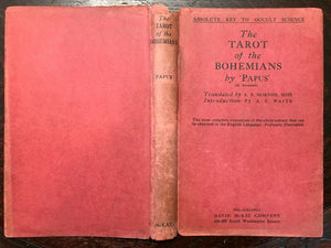 TAROT OF THE BOHEMIANS - Papus / A.E. Waite, 1920s OCCULT MAGICK GRIMOIRE