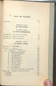 L'OCCULTISME ET LA SCIENCE - 1926 ANCIENT WISDOM OCCULT HERMETIC SCIENCE ALCHEMY
