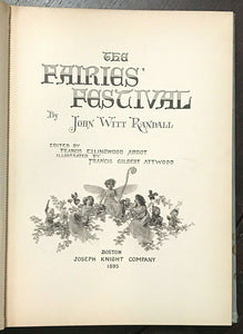 THE FAIRIES' FESTIVAL - Randall, 1st 1895 - FAIRY FAE ELVES ILLUSTRATED SCARCE