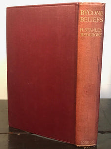 BYGONE BELIEFS — H. Redgrove, 1st/1st 1920, MAGIC TALISMANS SUPERSTITION ALCHEMY