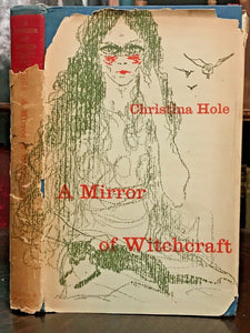 MIRROR OF WITCHCRAFT - Hole, 1st 1957 OCCULT WICCA WITCH MAGICK SPIRITS FAIRIES