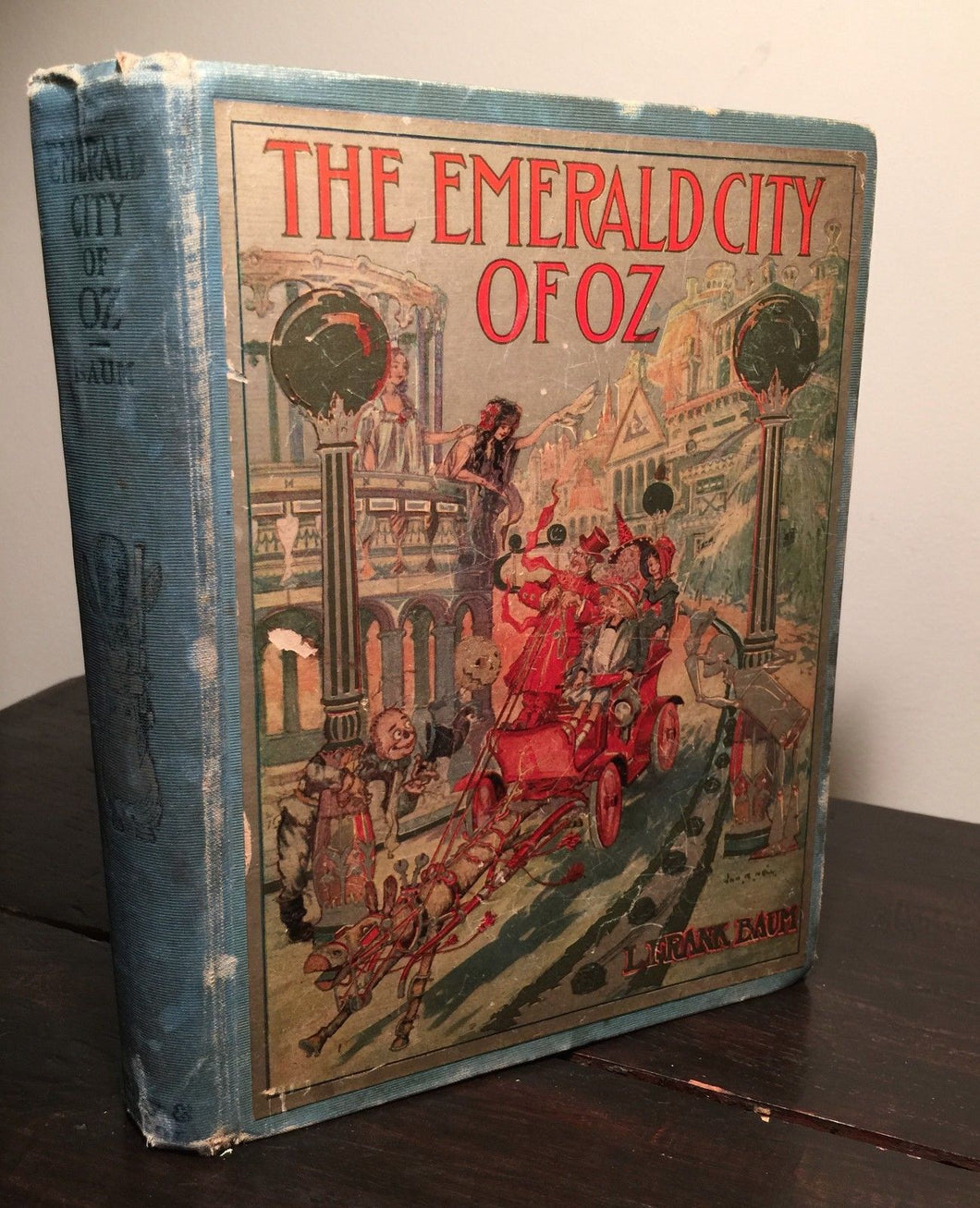 THE EMERALD CITY OF OZ Frank Baum, First Edition First Printing 1910 HC, SCARCE