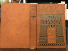 EGYPT AND ITS MONUMENTS, 1912 - ANCIENT EGYPT TEMPLES HISTORY ILLUSTRATED