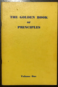 ALCOHOLICS ANONYMOUS AA - Pfau / John Doe - GOLDEN BOOK OF PRINCIPLES, 1st 1954