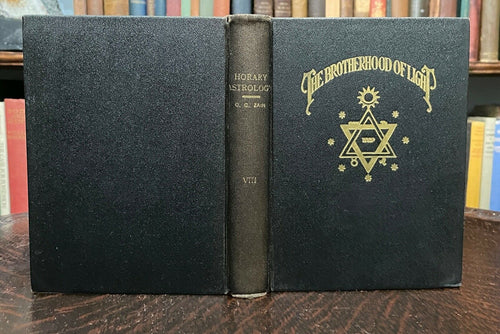 BROTHERHOOD OF LIGHT - HORARY ASTROLOGY - C.C. Zain, 1948 - 7 BOUND ISSUES