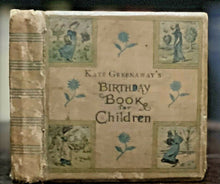 BIRTHDAY BOOK FOR CHILDREN - Kate Greenaway, 1st 1880 VERSES ILLUSTRATED
