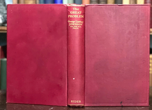 1935 - GREAT PROBLEM & EVIDENCE FOR ITS SOLUTION - SPIRITUALISM OCCULT PHENOMENA