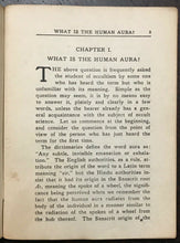 HUMAN AURA - Swami Panchadasi (William Walker Atkinson), 1st 1915 OCCULT ASTRAL