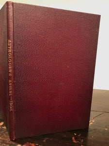 THE ASTROLOGER'S ANNUAL - Very SCARCE 1st Ed, 1908 - Alan Leo - ASTROLOGY OCCULT