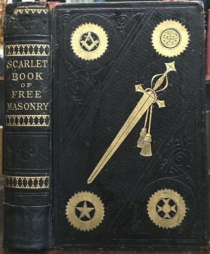 SCARLET BOOK OF FREEMASONRY - Redding, 1893 - KNIGHTS TEMPLAR MASONIC MARTYRS