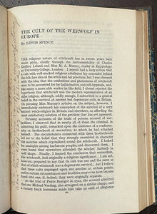 THE OCCULT REVIEW - Vol 34 (6 Issues), 1921 ALCHEMY WITCHCRAFT DIVINATION MAGICK