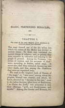 1848 MAGIC, PRETENDED MIRACLES & REMARKABLE NATURAL PHENOMENA - MAGICK SORCERY