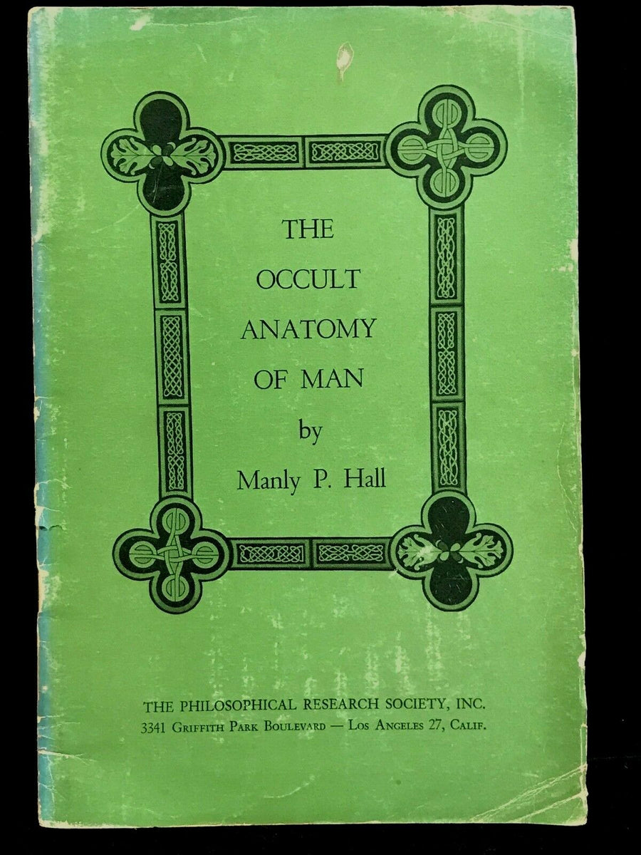 THE OCCULT ANATOMY OF MAN - Manly P. Hall, 1957 - MAGIC OCCULT HUMAN B ...