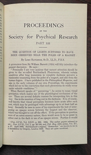 1938-39 SOCIETY FOR PSYCHICAL RESEARCH - OCCULT SPIRITS GHOSTS MEDIUMS PSYCHIC