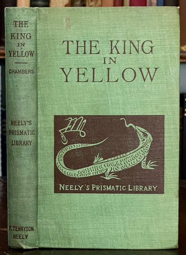 THE KING IN YELLOW - Robert Chambers, TRUE 1st/1st 1895 - SUPERNATURAL HORROR