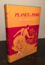 PLANET OF PERIL by Otis A. Kline, HC/DJ 1st Ed AVALON 1961, Excellent, Sci Fi