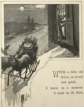 THE NIGHT BEFORE CHRISTMAS - Clement C. Moore, 1883 - SANTA CLAUS RARE EDITION