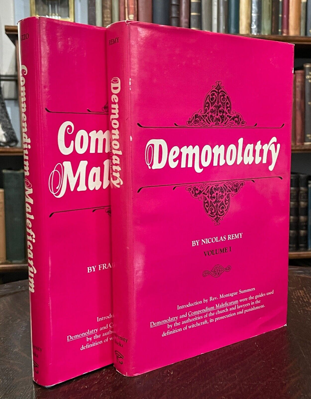 DEMONOLATRY AND COMPENDIUM MALEFICARUM - Remy, Guazzo 1974 WITCHCRAFT DEMONOLOGY