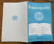 HOMOEOPATHY - BRITISH HOMOEOPATHIC ASSN ALTERNATIVE NATURAL MEDICINE, July 1952