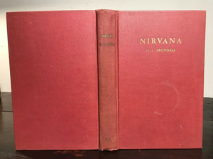 NIRVANA: STUDY IN SYNTHETIC CONSCIOUSNESS - Arundale, 1927 - THEOSOPHY MYSTICISM