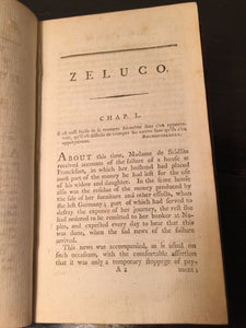 ZELUCO: VARIOUS VIEWS OF HUMAN NATURE John Moore, 1st Ed, 2 Vols, 1789 VERY RARE