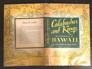 Calabashes & Kings: An Introduction to HAWAII - Porteus, 1945, HAWAIIAN MYTHS