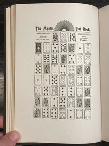 THE MYSTIC TEST BOOK OR THE MAGIC OF THE CARDS - RICHMOND - 1919 RARE OCCULT