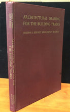 ARCHITECTURAL DRAWING FOR THE BUILDING TRADES, K. Joseph, 1st Ed 2nd Print, 1949
