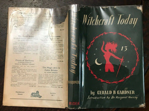 WITCHCRAFT TODAY - Gerald B. Gardner, First Ed, 1954 - WITCHCRAFT WICCA MAGICK