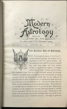 MODERN ASTROLOGY / ASTROLOGERS' MAGAZINE - Alan Leo ORIGINAL ISSUES for 1896-97