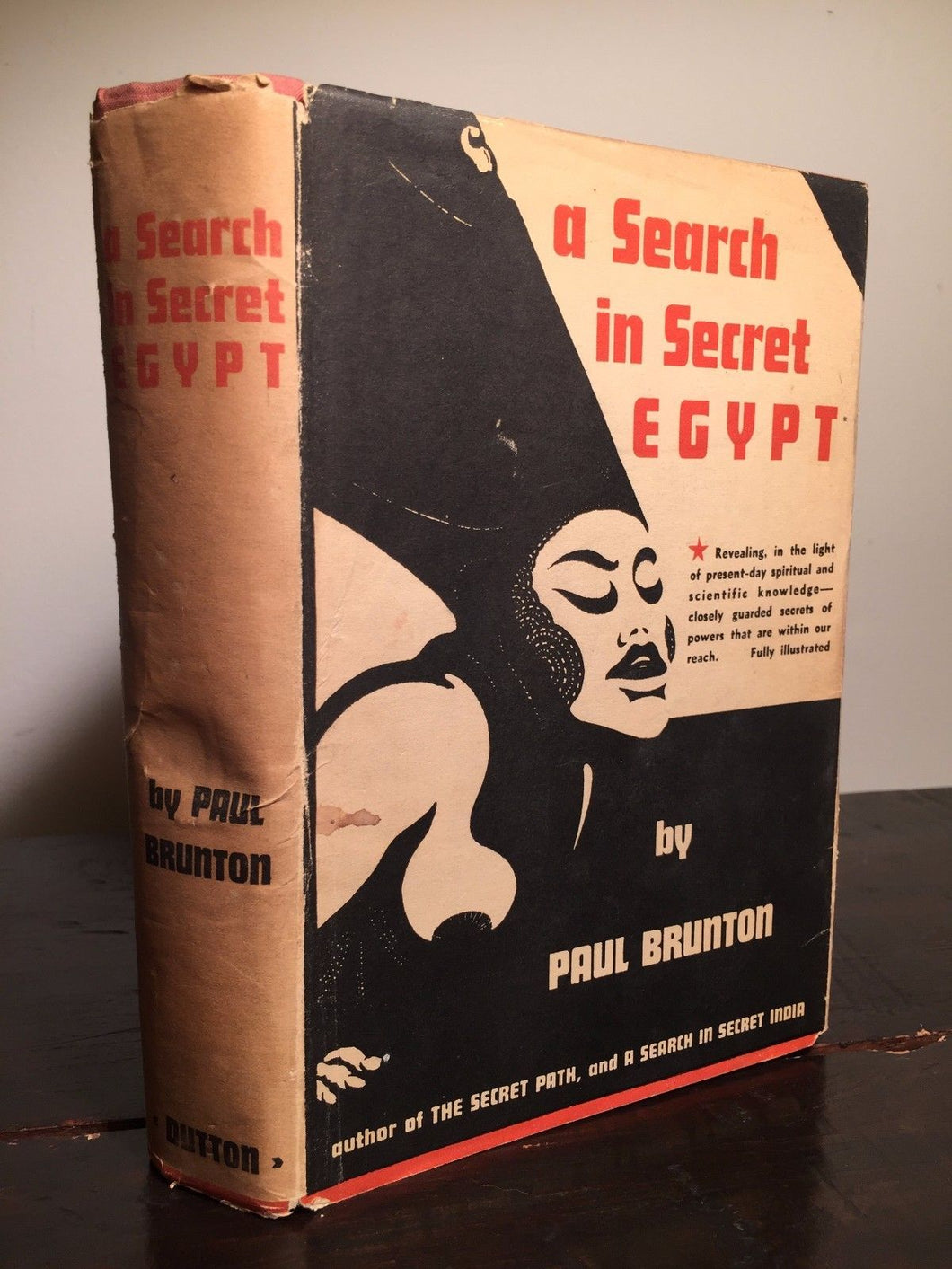SEARCH IN SECRET EGYPT Paul Brunton 1st/1st 1936 HC/DJ, Illustrated Egypt Occult