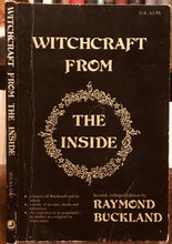 WITCHCRAFT FROM THE INSIDE - Raymond Buckland, 1975 - WICCA OCCULT - SIGNED