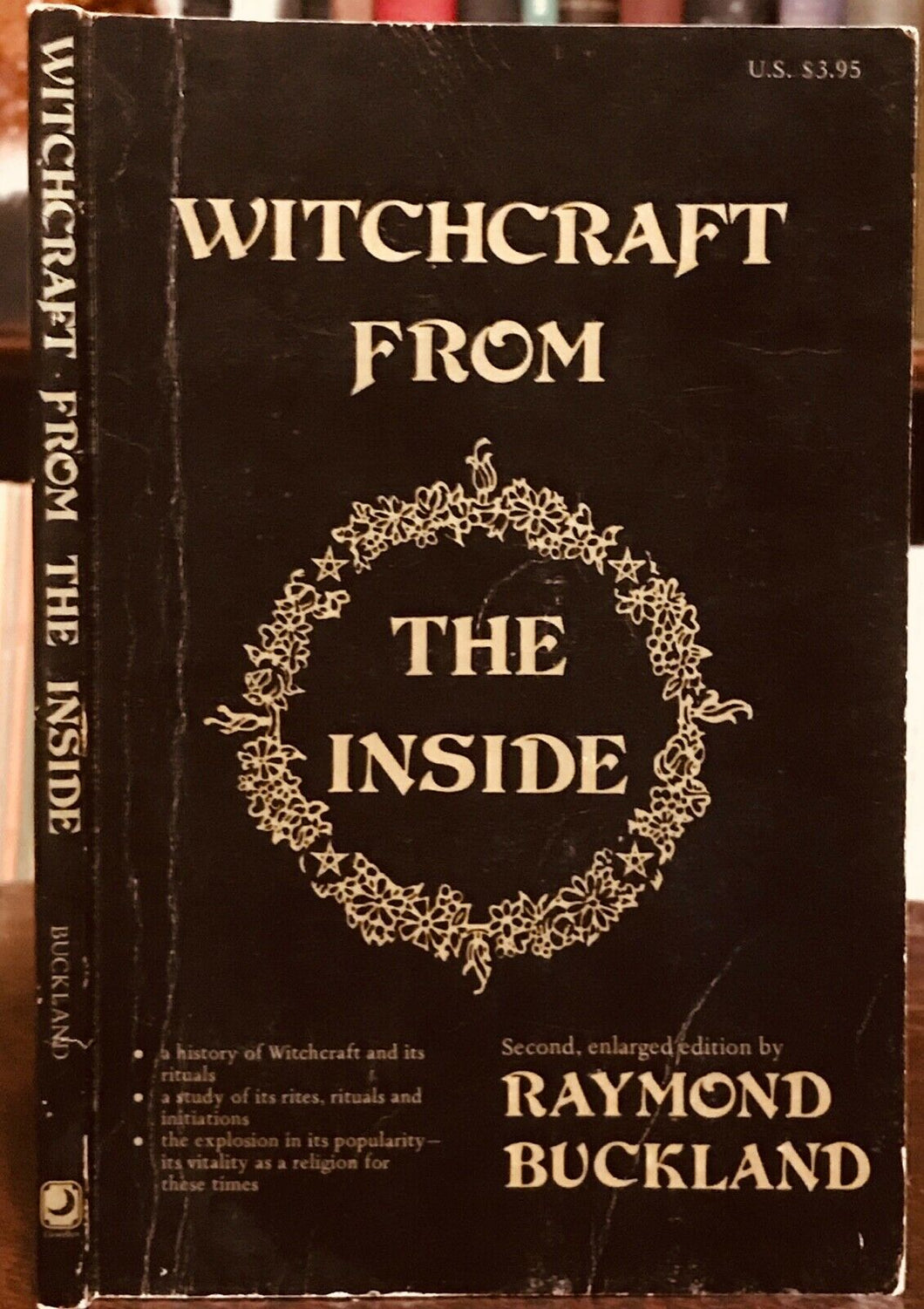 WITCHCRAFT FROM THE INSIDE - Raymond Buckland, 1975 - WICCA OCCULT - SIGNED