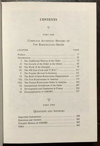 ROSICRUCIAN QUESTIONS & ANSWERS - Lewis - MYSTERIES MYSTICAL AMORC HISTORY