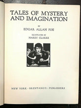 TALES OF MYSTERY AND IMAGINATION - POE, 1st/Ltd Ed 1920 Illustrated HARRY CLARKE