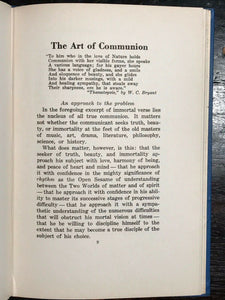 THE ART OF COMMUNION - Tildes, 1st Ed 1945 - GHOSTS SPIRITS PSYCHIC SCIENCE