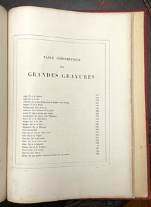 FABLES DE LA FONTAINE - Gustave Dore Illustrations, 1868 - LARGE FOLIO, 15"