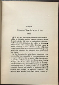 GLEANINGS OF A MYSTIC - Heindel, 1st 1922 - MYSTICISM SOUL ROSICRUCIAN MAGIC