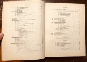 THE VITAMINS - E. Browning, 1st Ed 1931 - VITAMIN DEFICIENCIES HEALTH NUTRITION
