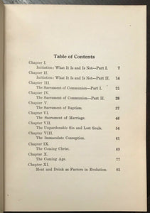 GLEANINGS OF A MYSTIC - Heindel, 1st 1922 - MYSTICISM SOUL ROSICRUCIAN MAGIC