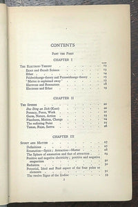 A.E. THIERENS - NATURAL PHILOSOPHY - 1st, 1920 ASTROLOGY HERMETIC OCCULT MAGICK