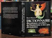 DICTIONARY OF OCCULT SCIENCES - Masson, 1984 - OCCULTISM, DIVINATORY ARTS