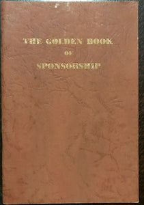 ALCOHOLICS ANONYMOUS AA - Pfau / John Doe - GOLDEN BOOK OF SPONSORSHIP, 1953