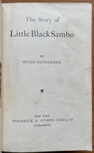 STORY OF LITTLE BLACK SAMBO - Helen Bannerman, 1st / 1st 1900 - ILLUSTRATED