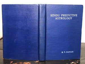 HINDU PREDICTIVE ASTROLOGY - B.V. Raman - 1970 - ZODIAC INDIAN ASTROLOGY