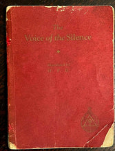 THE VOICE OF THE SILENCE - Blavatsky, 1934 - THEOSOPHY, BUDDHISM, SPIRITUALITY