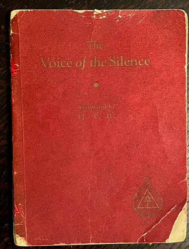 THE VOICE OF THE SILENCE - Blavatsky, 1934 - THEOSOPHY, BUDDHISM, SPIRITUALITY