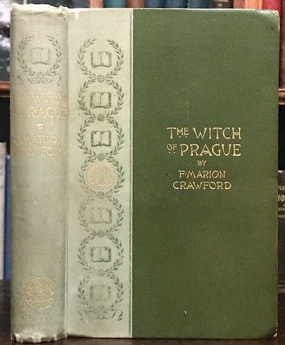 WITCH OF PRAGUE: A FANTASTIC TALE - Crawford, 1st 1891 - OCCULT VAMPIRES MAGICK